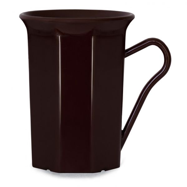AKU® PC-Kaffeetasse mit Henkel aus Kunststoff, 200 ml/0,20 l, Mehrweg, braun - Restposten