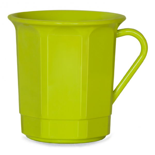 AKU® PC-Kaffeebecher mit Henkel aus Kunststoff, 300 ml/0,30 l, Mehrweg, grün, B-Ware