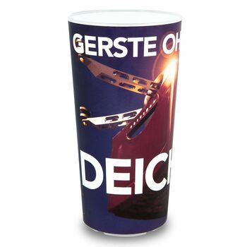 Deichkind Mehrweg Plastikbecher mit Fotodruck IML