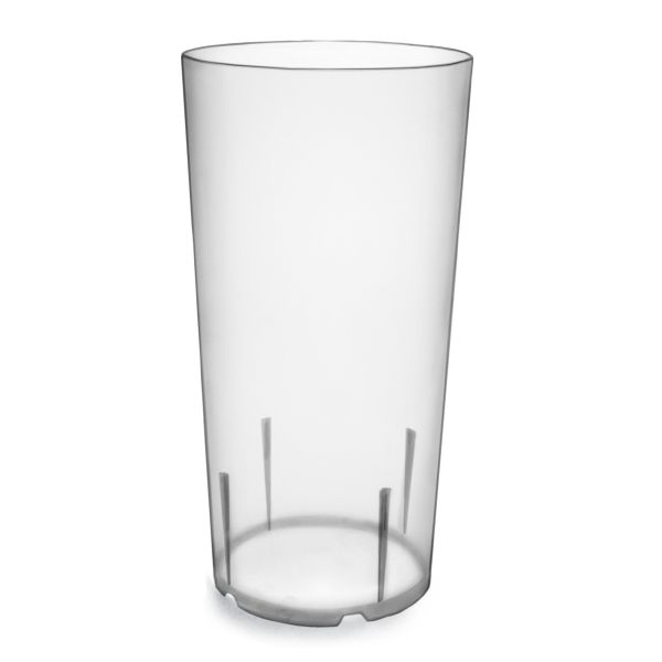 AKU PP-Trinkbecher, 400 ml/0,40 l, Mehrweg, Kunststoff, transparent/leicht milchig