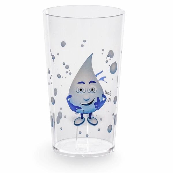 Becher mit Werbeaufdruck, BMV