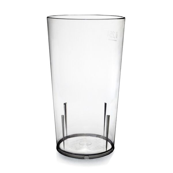 AKU® PC-Trinkbecher, 250 ml/0,25 l, Mehrweg, Kunststoff, klar