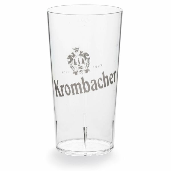 Mehrwegbecher - Druckbeispiel: Krombacher