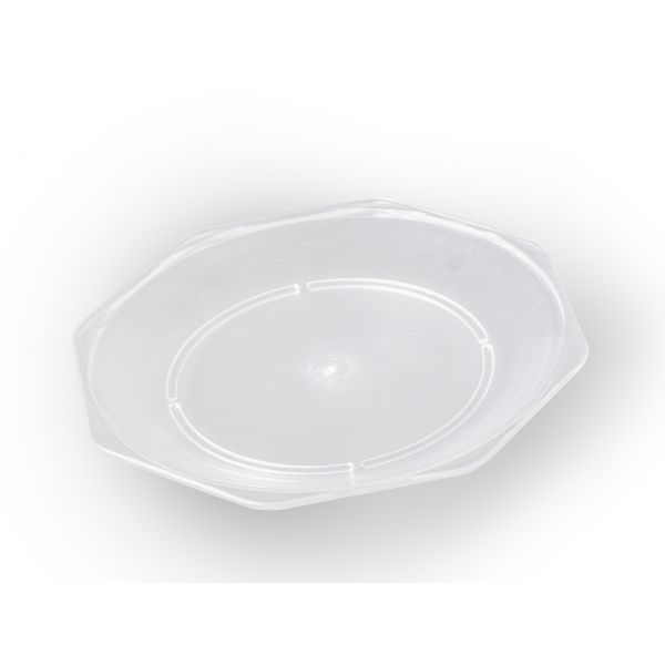 AKU® PC-Dessertteller Mehrweg, Kunststoff, 20 cm, transparent - Restposten