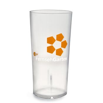 Mehrwegbecher - Druckbeispiel: ZDF Fernsehgarten