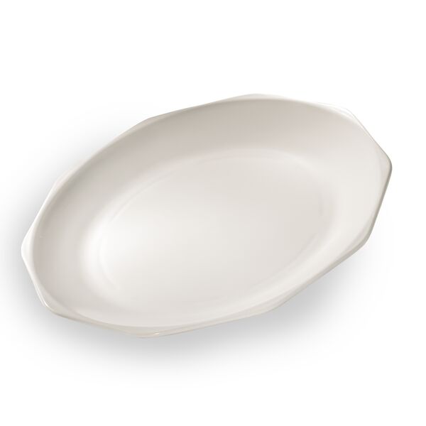 AKU® PP-Essteller Mehrweg, Kunststoff, 26 cm, cremeweiß