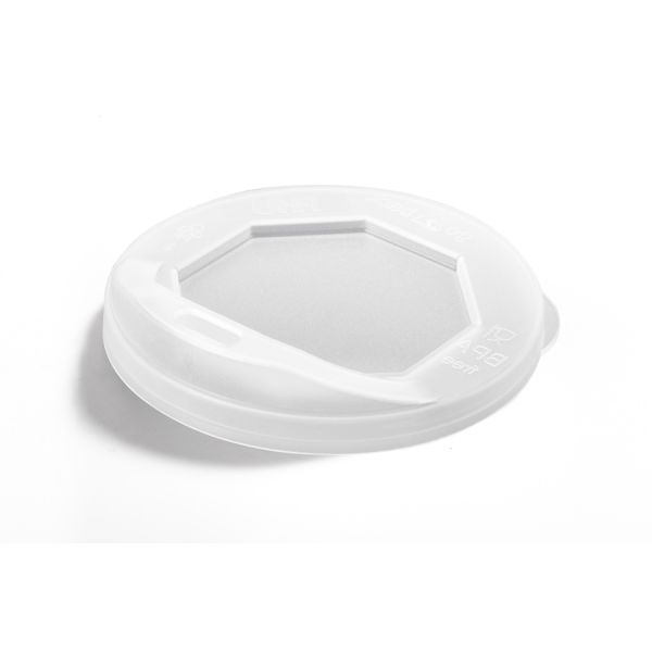 AKU Deckel mit Trinkffnung fr To Go Becher aus Kunststoff, Mehrweg, transparent