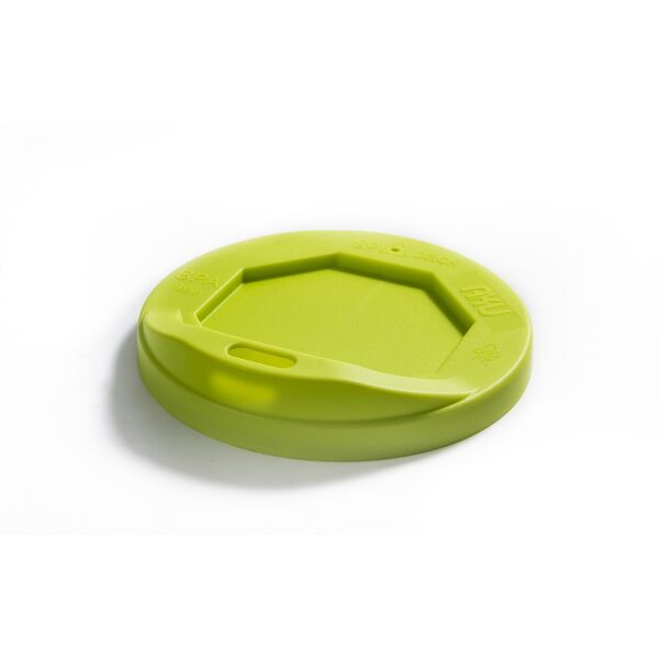 AKU® Deckel mit Trinköffnung für To Go Becher aus Kunststoff, Mehrweg, grün