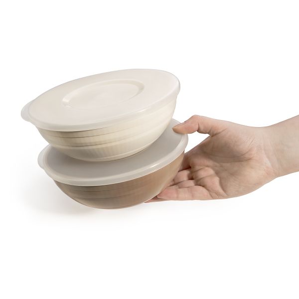 AKU Bowl, 700 ml/0,70 l, Mehrweg, Kunststoff, cremewei