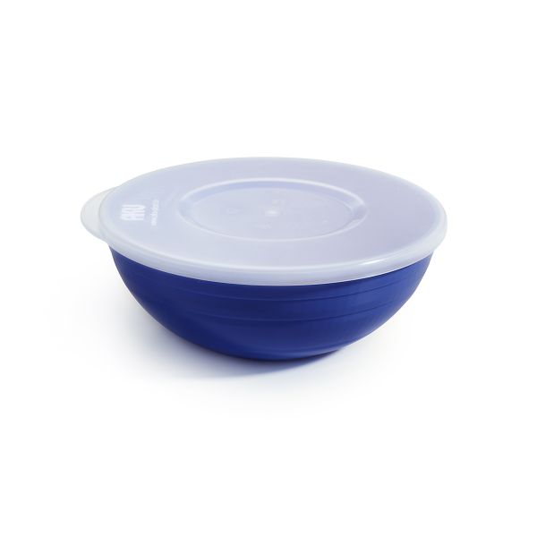 AKU Runde Schale, 700 ml/0,70 l, Mehrweg, Kunststoff, blau