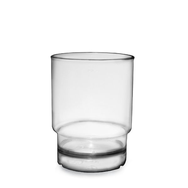 AKU PC-Trinkglas Universal, 200 ml/0,20 l, Mehrweg, Kunststoff, klar, B-Ware