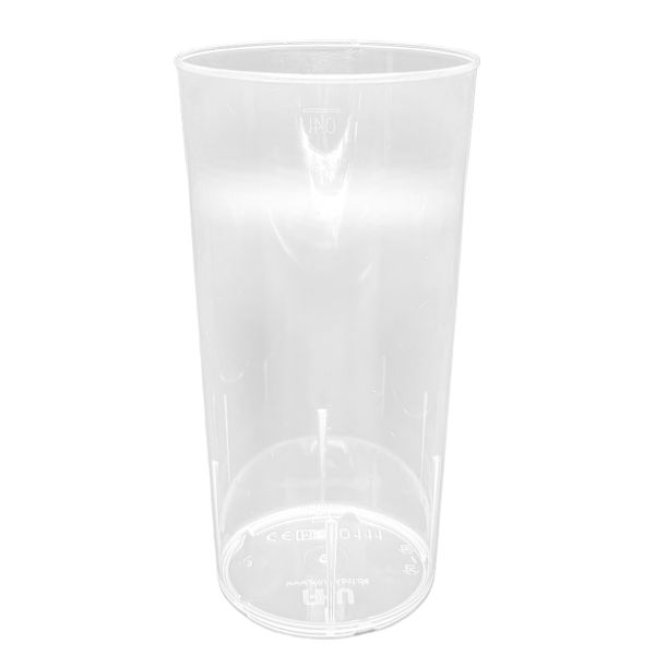 AKU PP-Trinkbecher, dnnwandig, 400 ml/0,40 l, Mehrweg, Kunststoff, transparent/leicht milchig